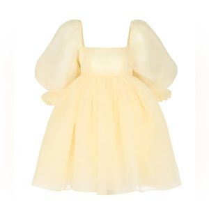 [RESERVED] Selkie The Baby Banana Puff Dress